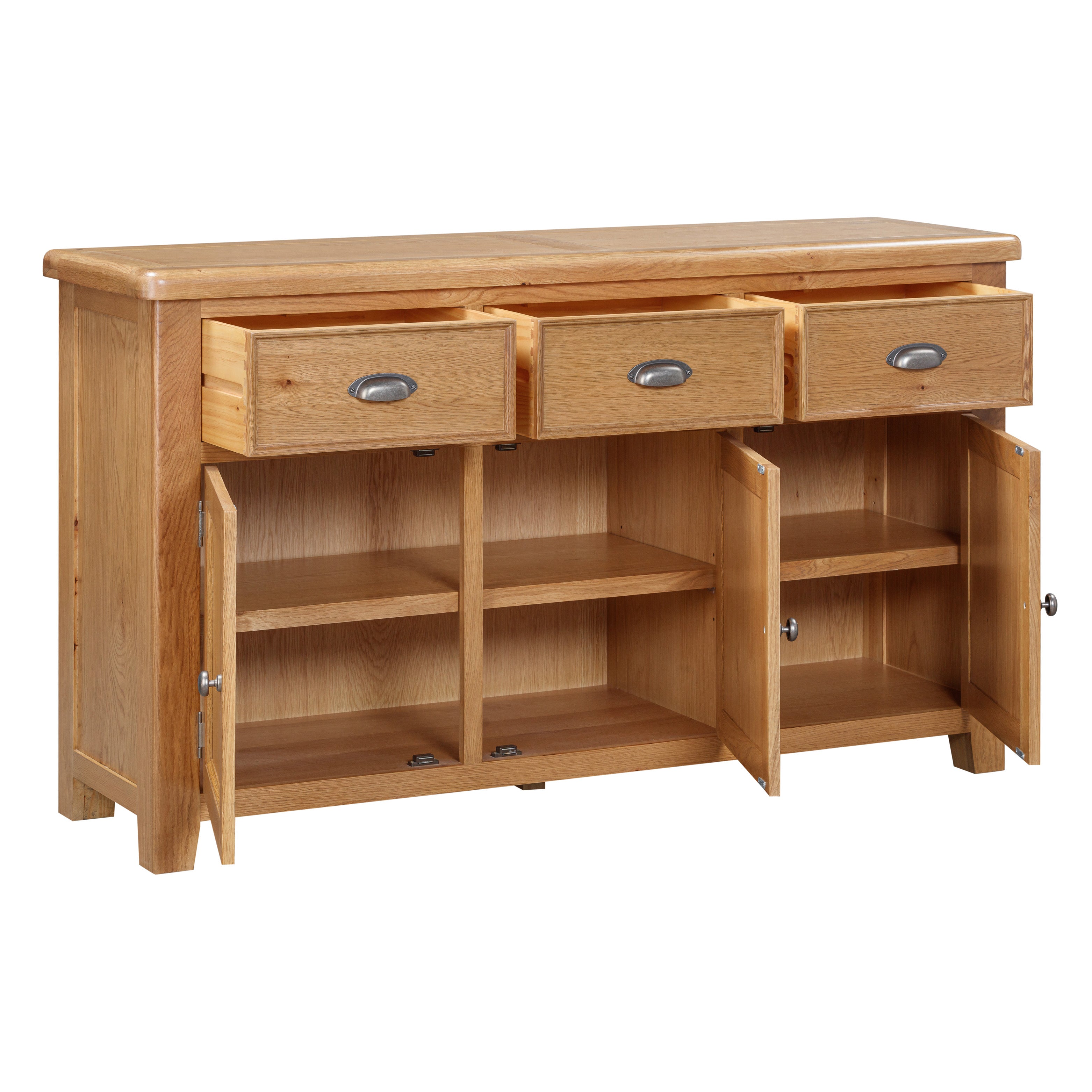 Medway Oak 3 Door Sideboard in Oak