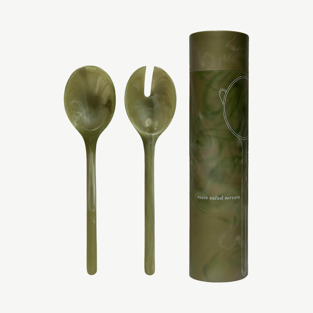 Salad Servers in Green