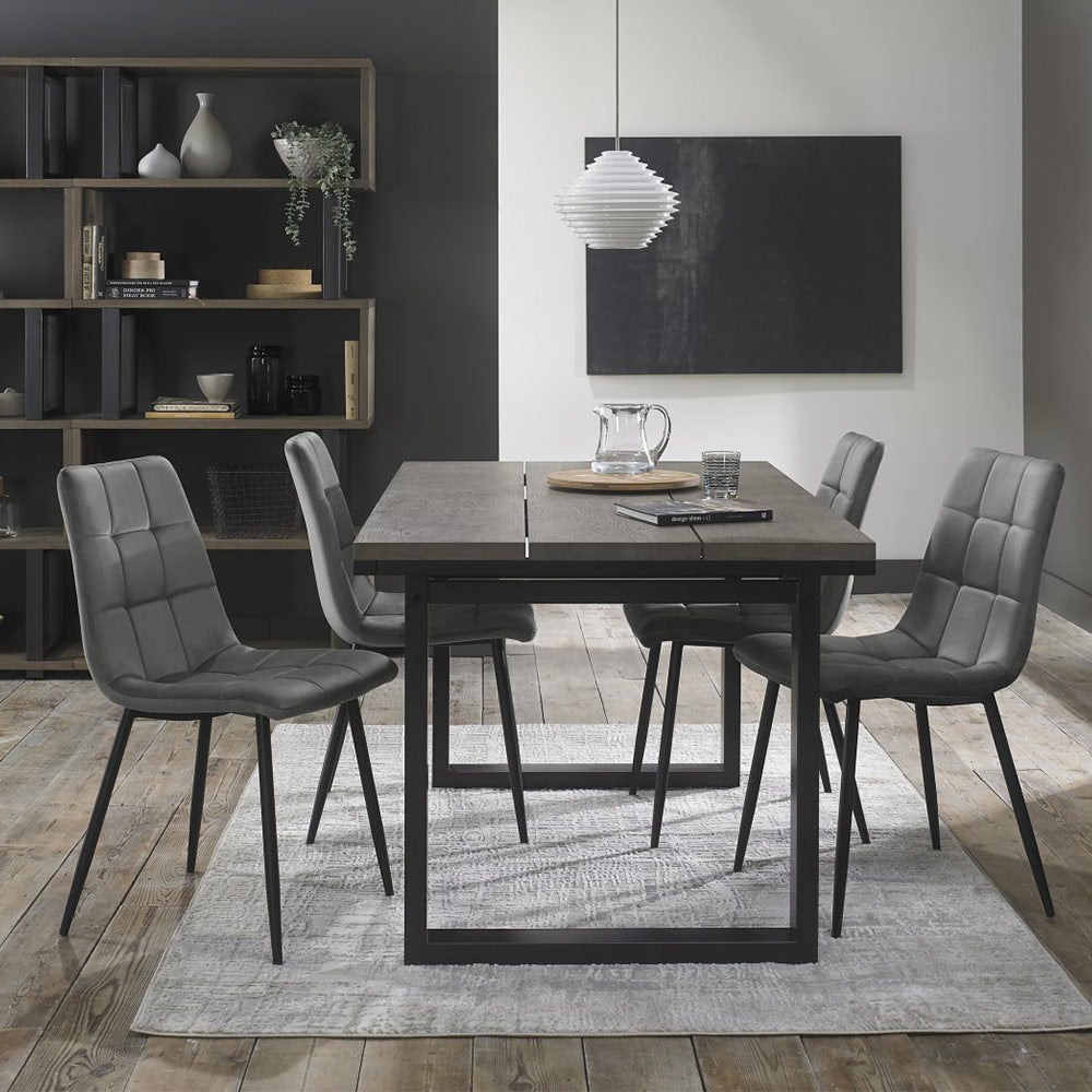 Manitoba Dining Chair in Light Grey