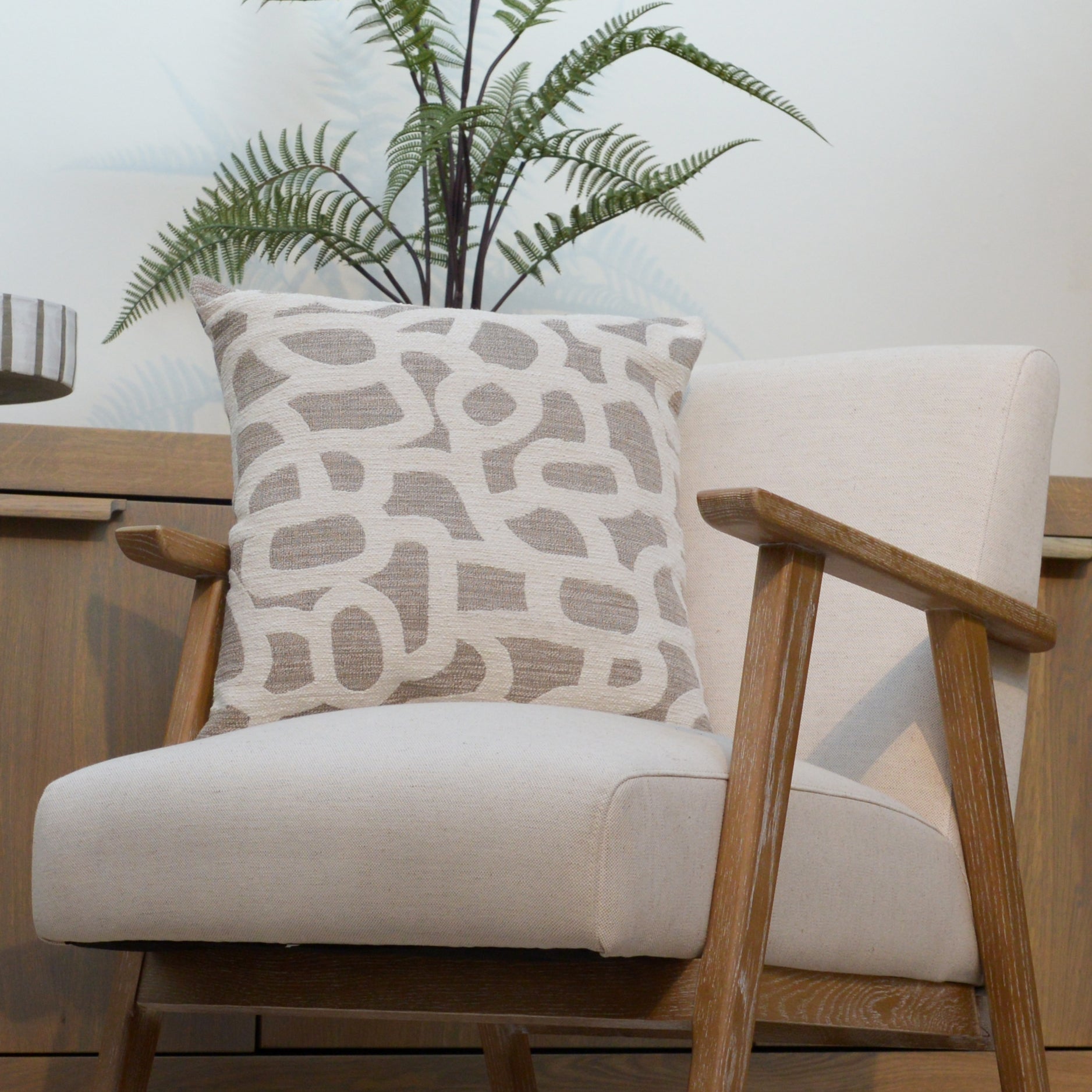 Loop Cushion in Beige