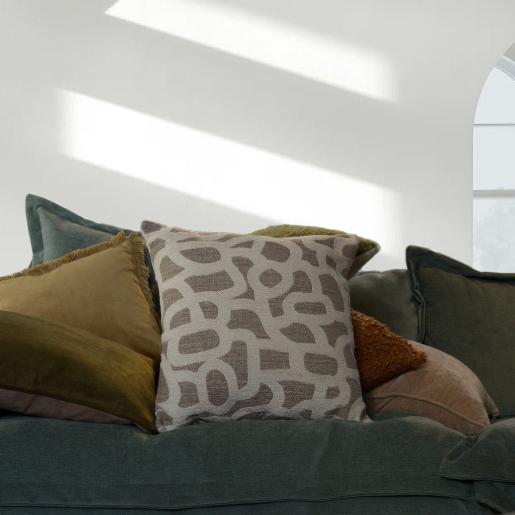 Loop Cushion in Beige