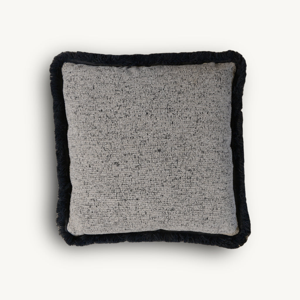 Yara Natural & Black Cushion