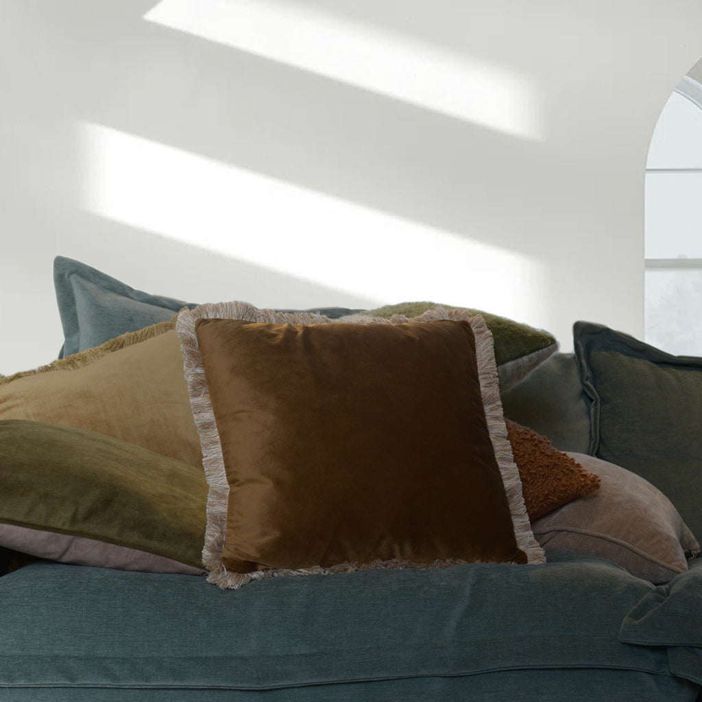 Bronze and Sand Cushion