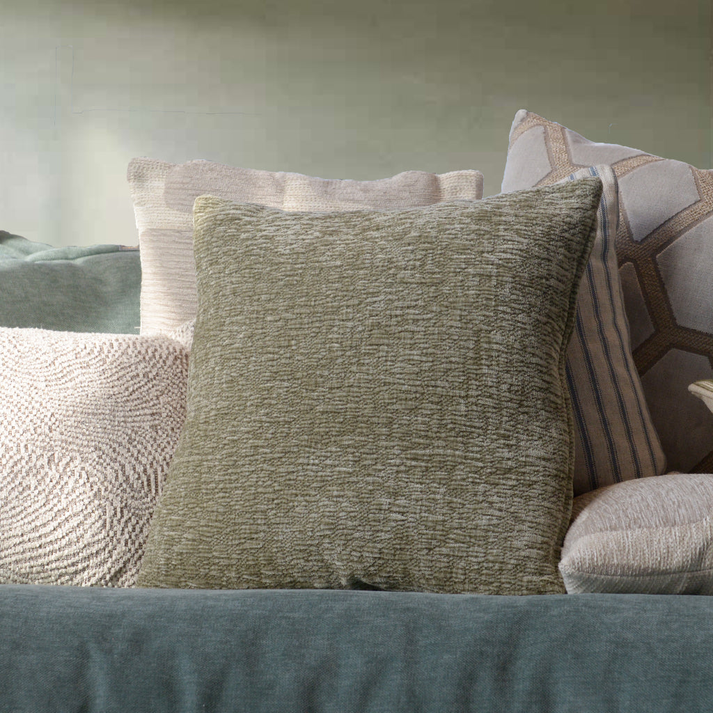 Textured Cushion in Green