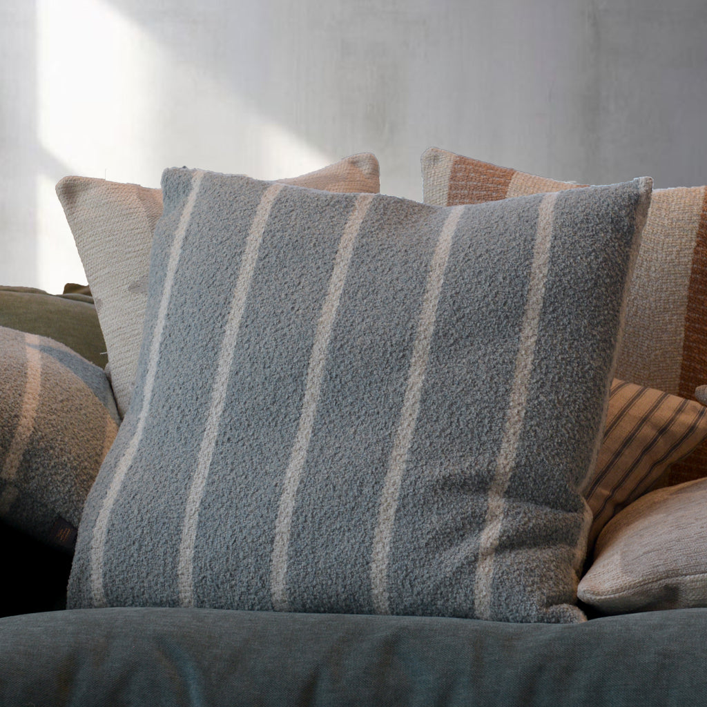 Large Nebula Cushion in Blue