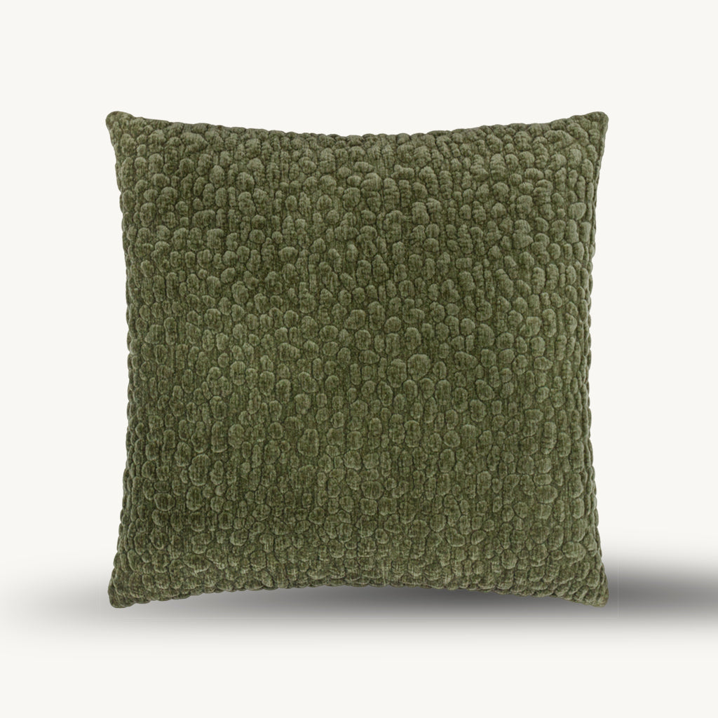 Solstice Chenille Cushion in Green