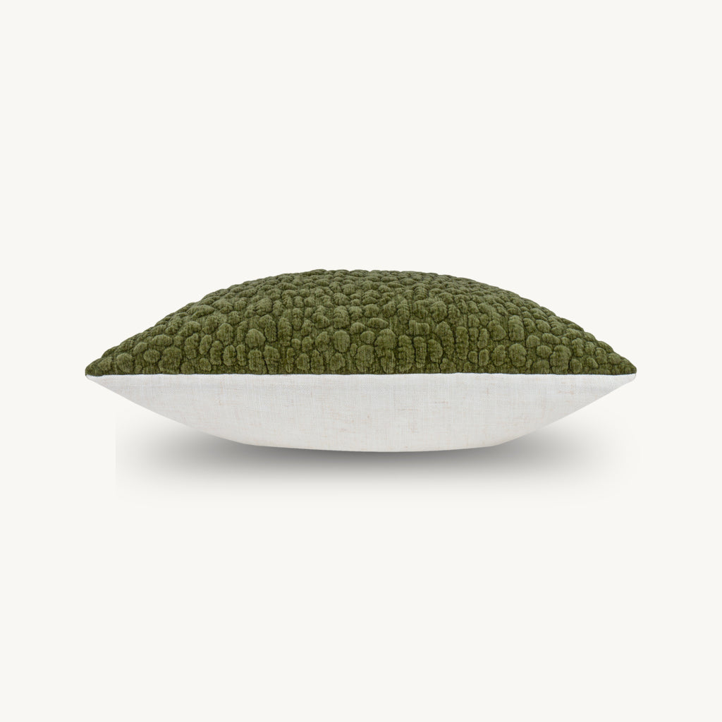 Solstice Chenille Cushion in Green
