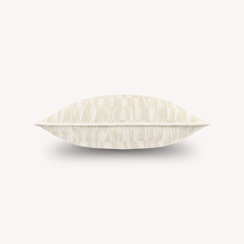 Titan Velvet Cushion in Cream