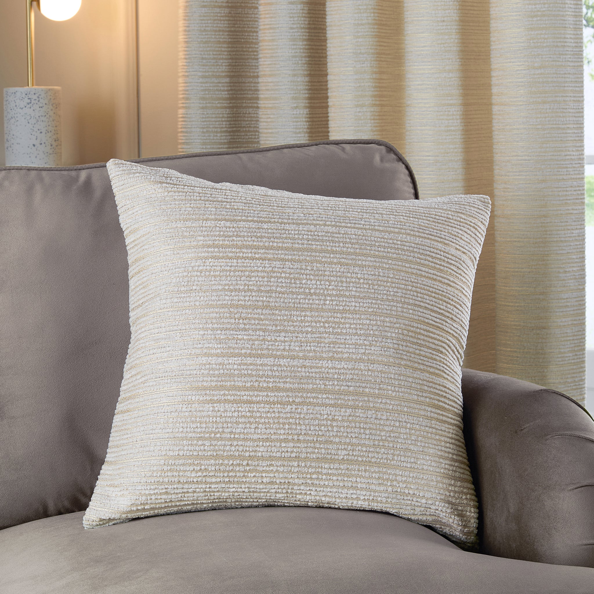 Mercury Chenille Jacquard Cushion