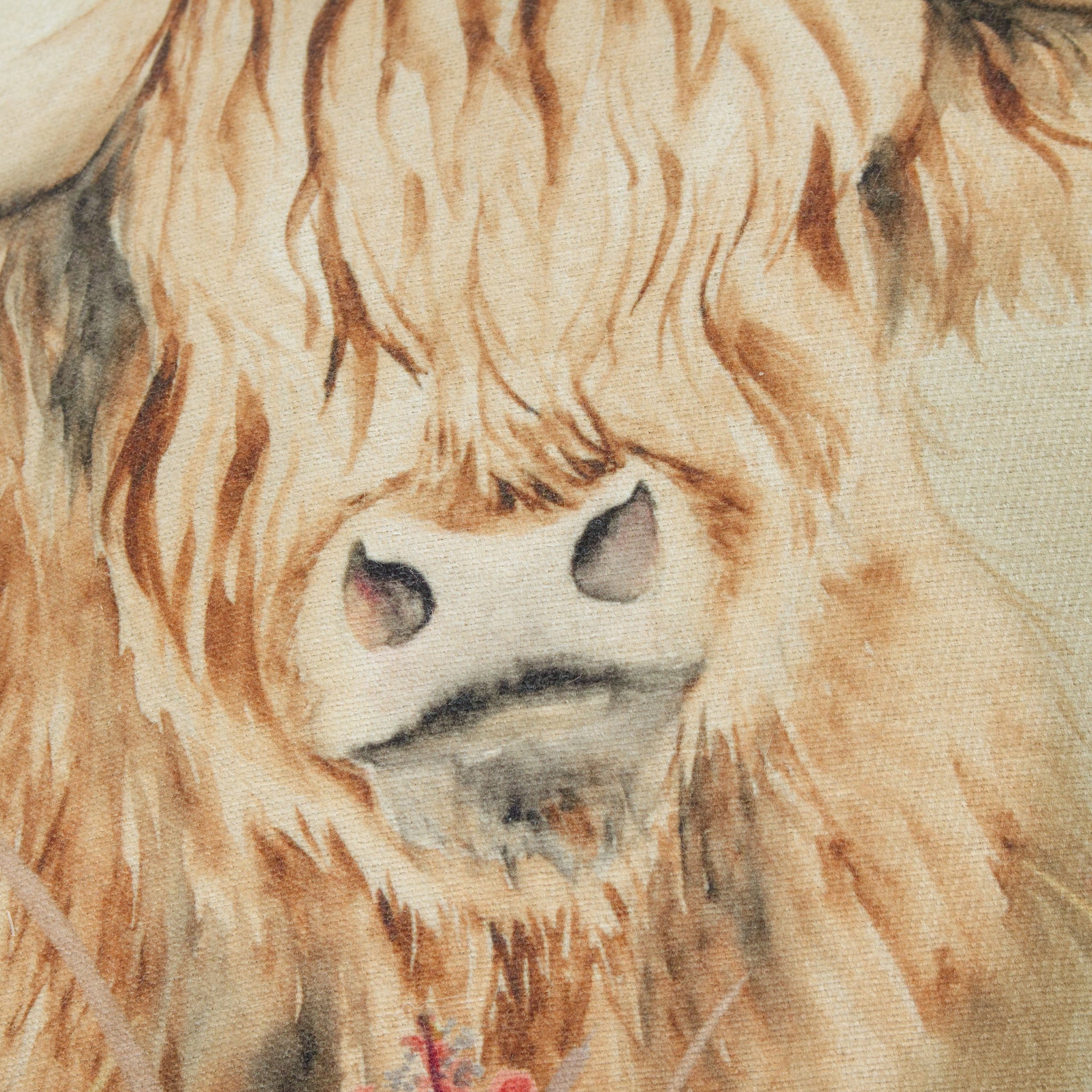 Ontarom Highland Cow Cushion