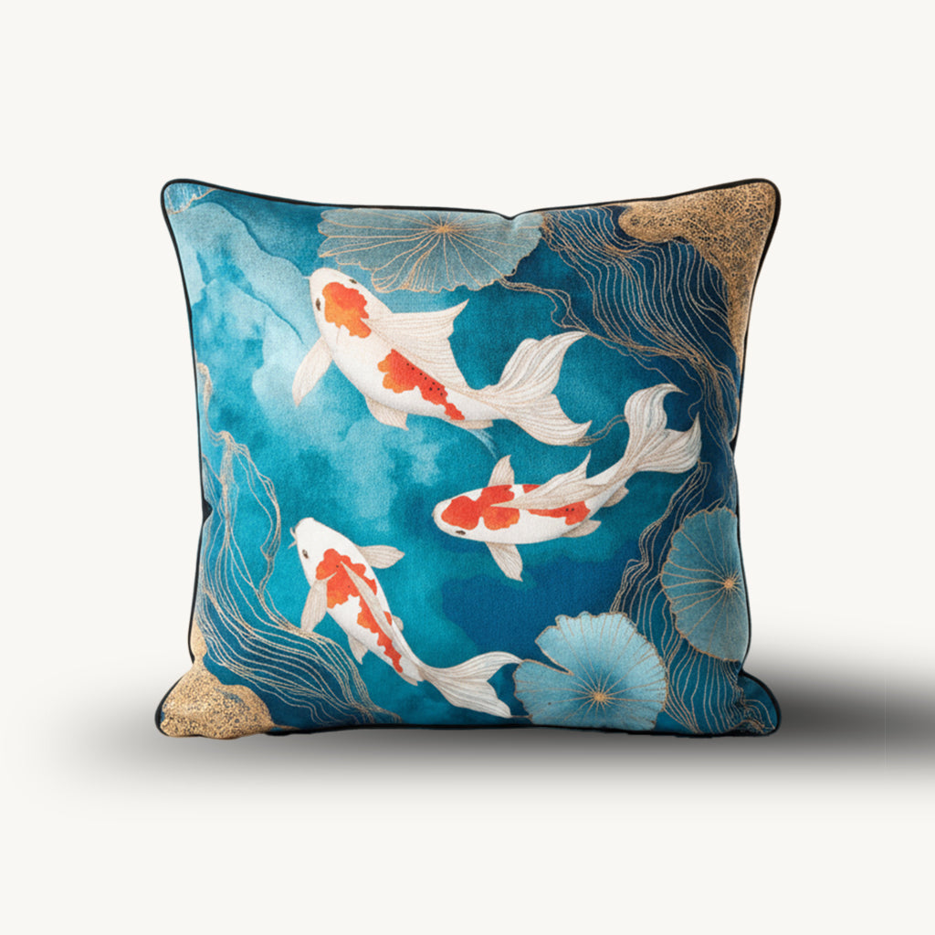 River Koi Cushion