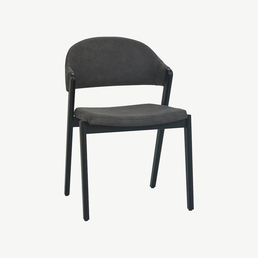 Highgate Peppercorn Dining Chair in Dark Grey