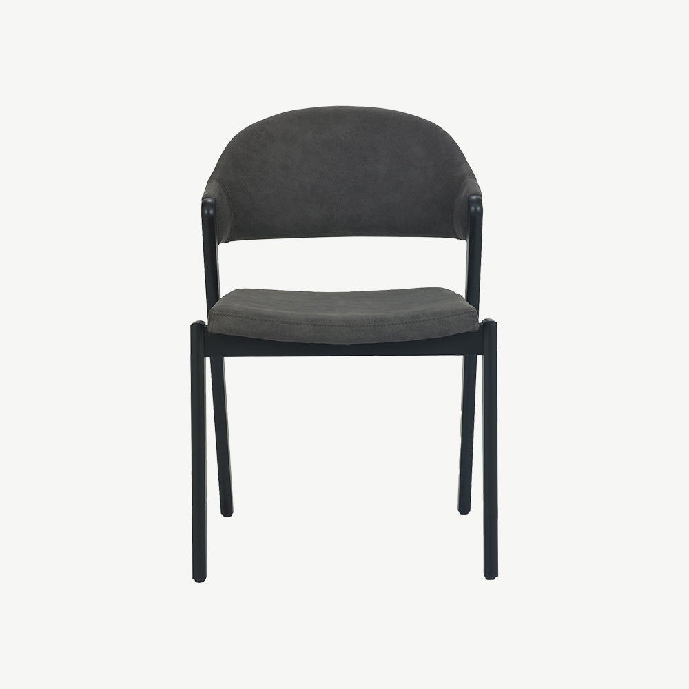 Highgate Peppercorn Dining Chair in Dark Grey