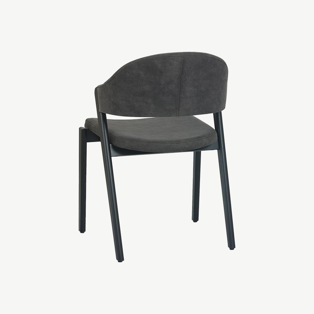 Highgate Peppercorn Dining Chair in Dark Grey