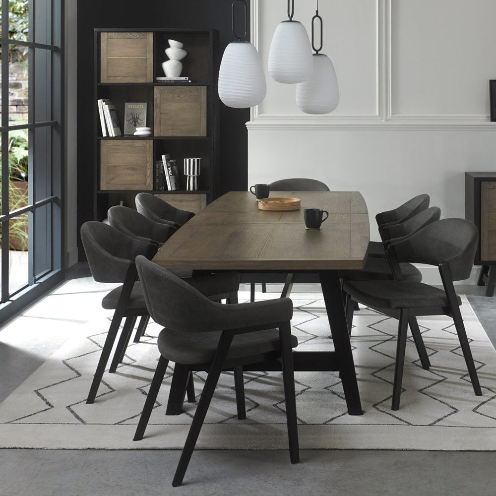 Highgate Peppercorn Dining Chair in Dark Grey