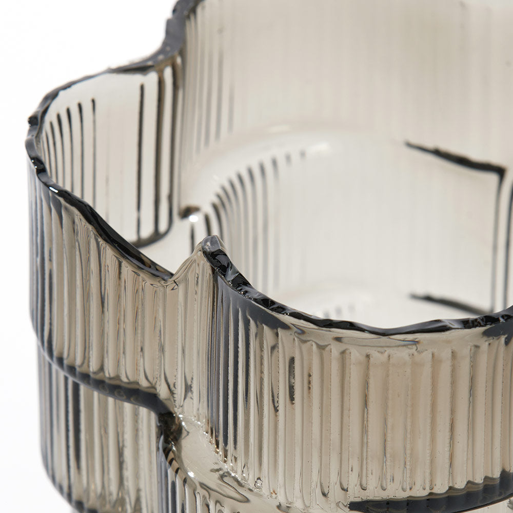 Smoked Glass Vase
