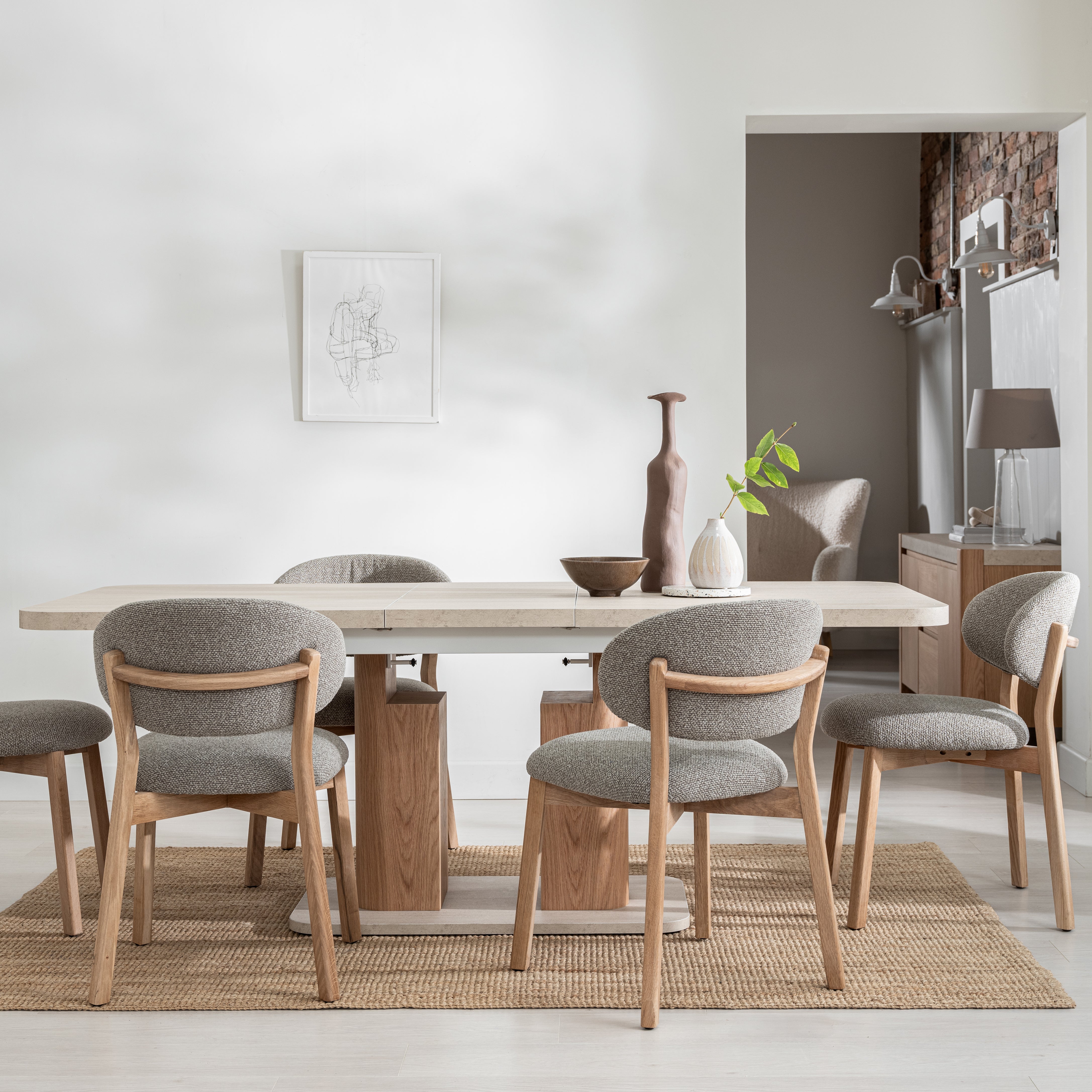 Padstow 160-200cm Extending Dining Table