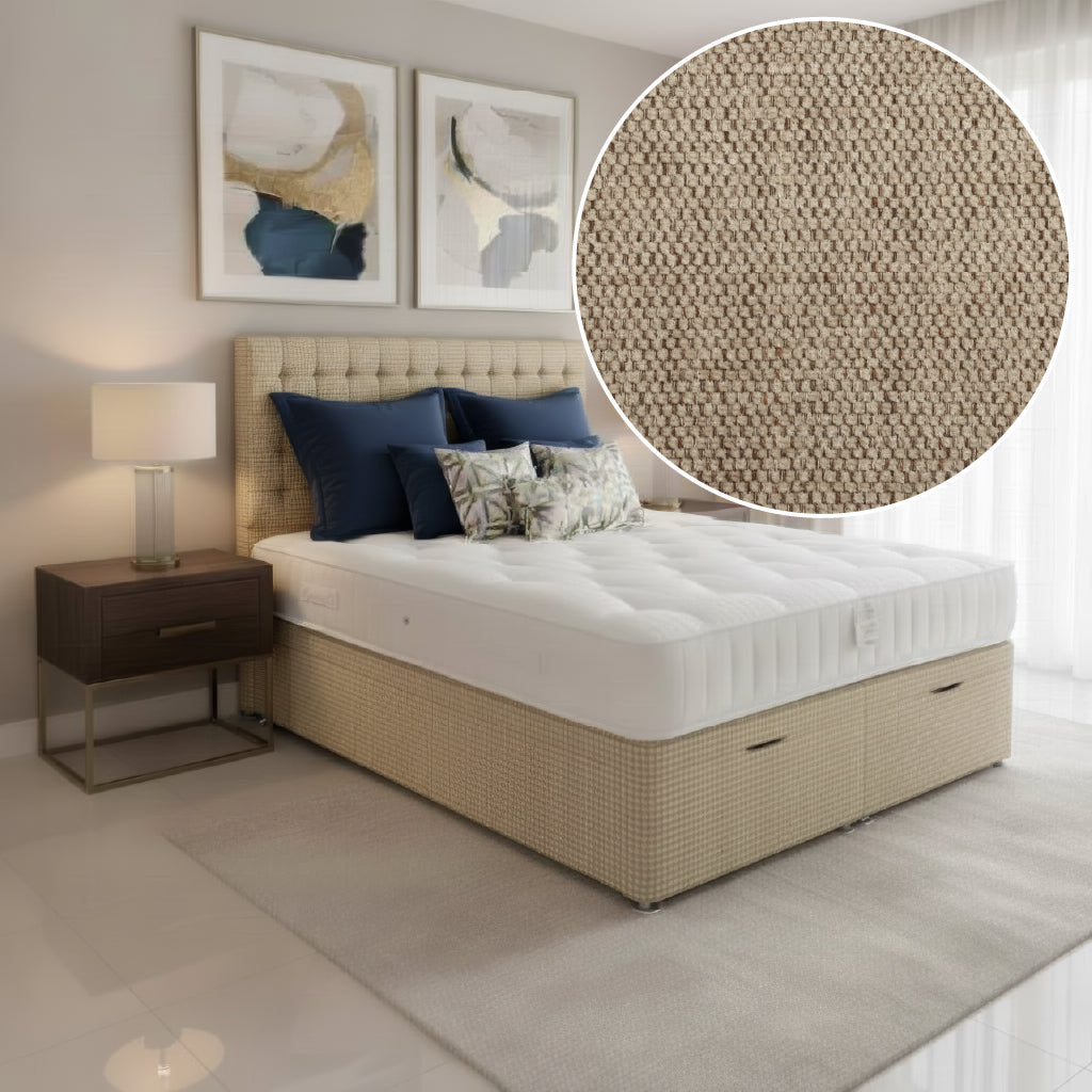 Arighi Bianchi Ottoman Stamford Bed in Brown