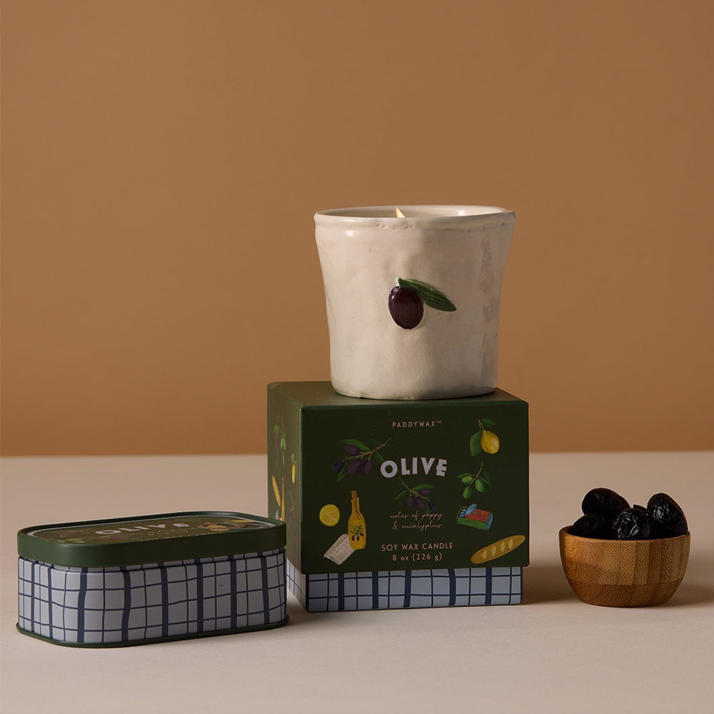 Bistro Fig & Olive Tin Scented Candle