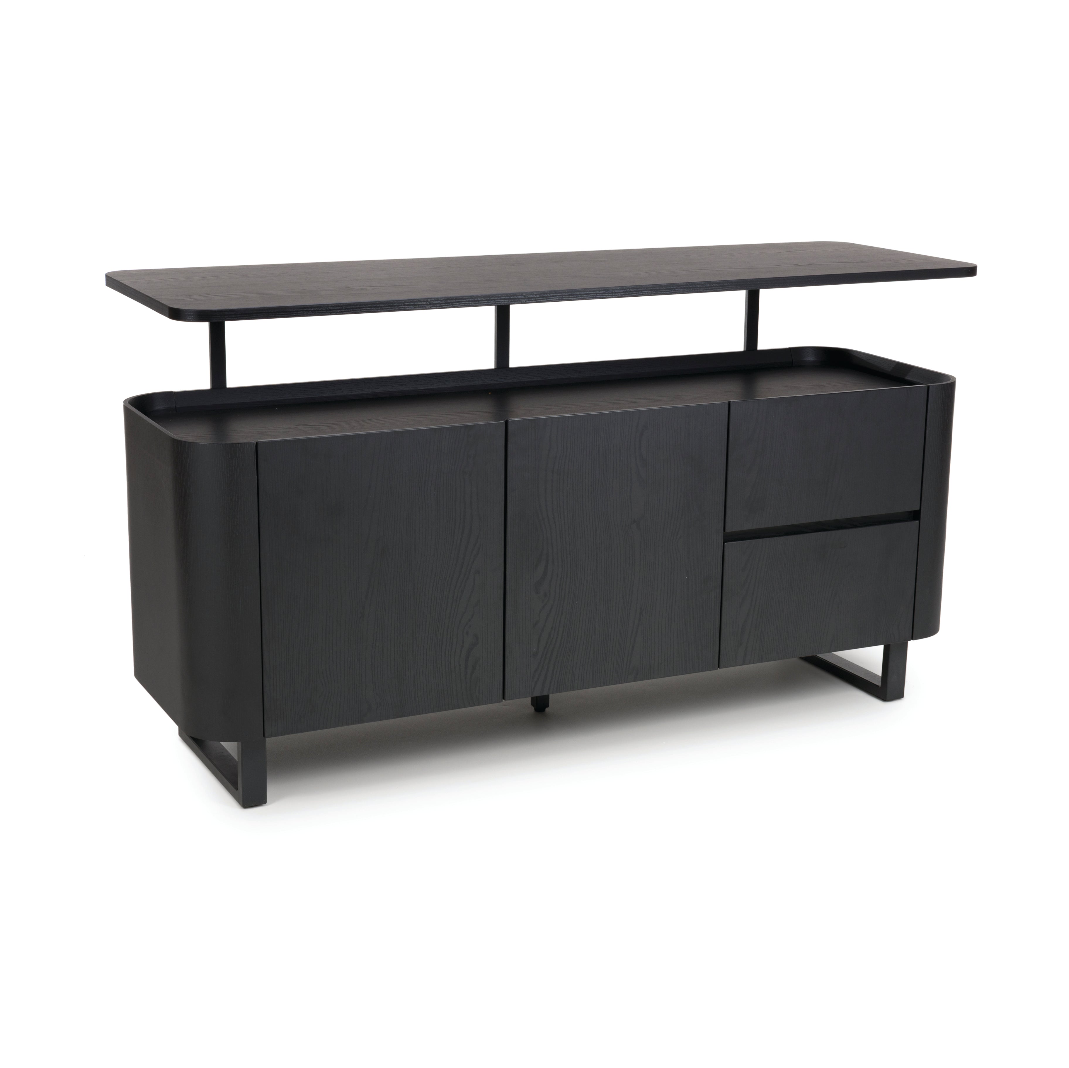 Roxbury Retro Sideboard in Black