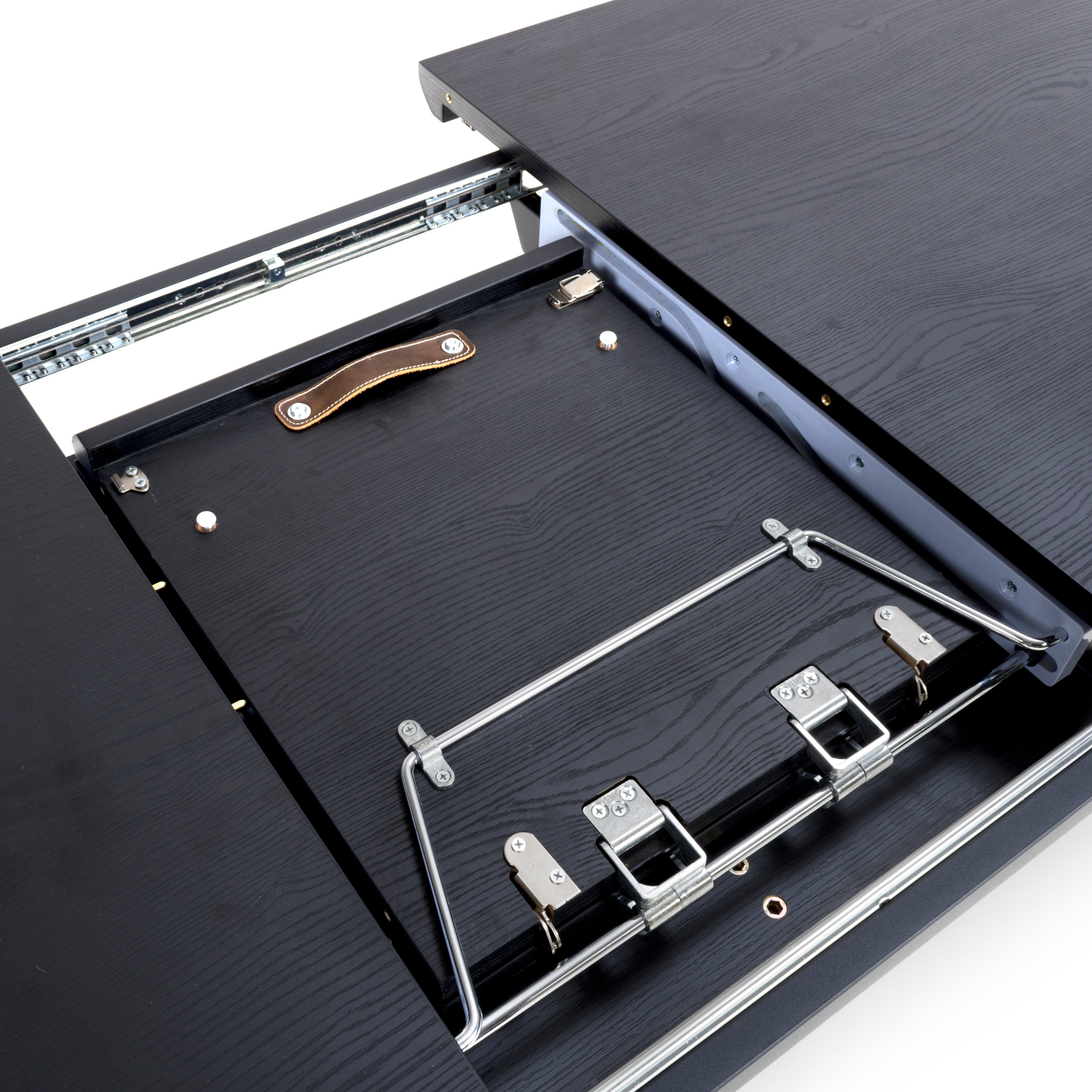 Roxbury Extending Boat Table in Black