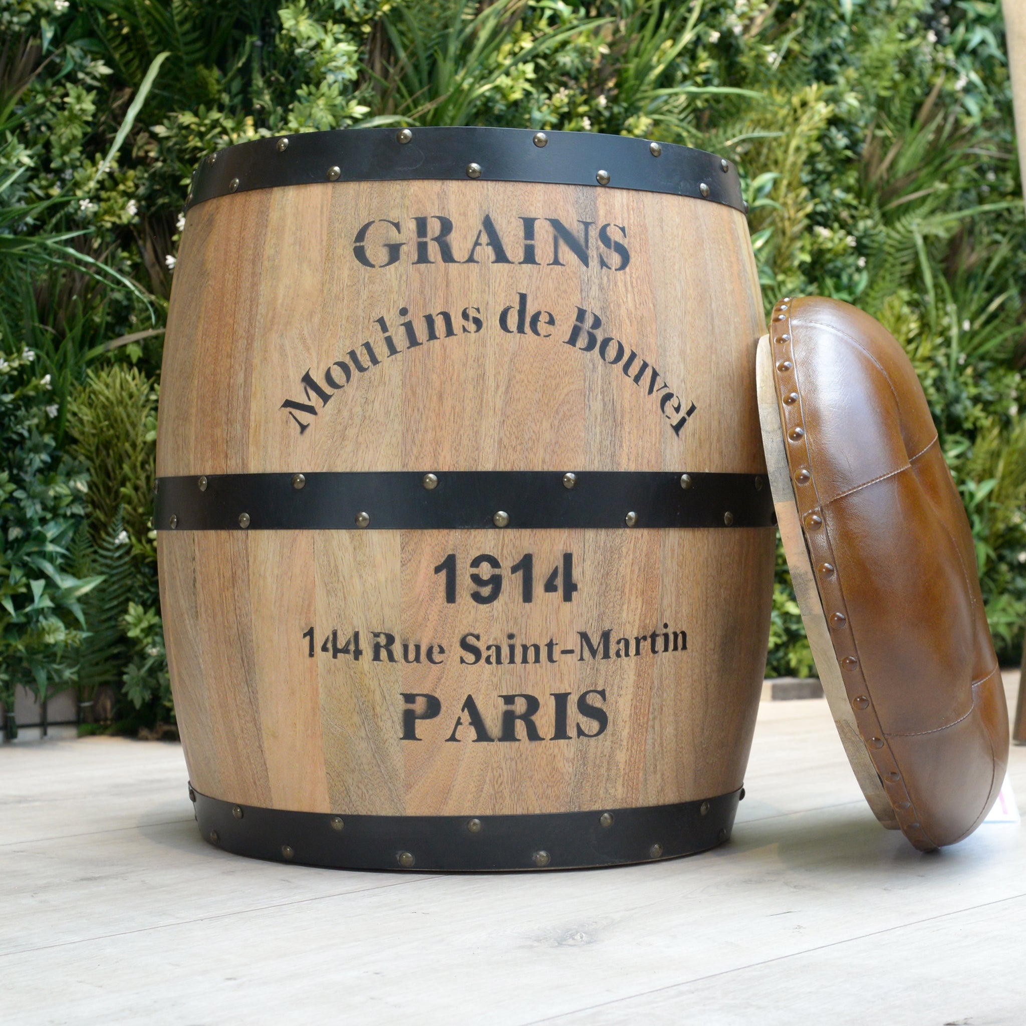 Storage Barrel Stool