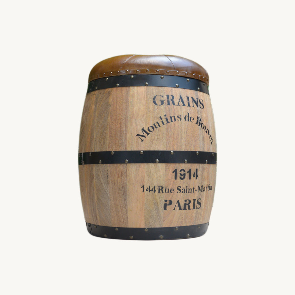 Storage Barrel Stool
