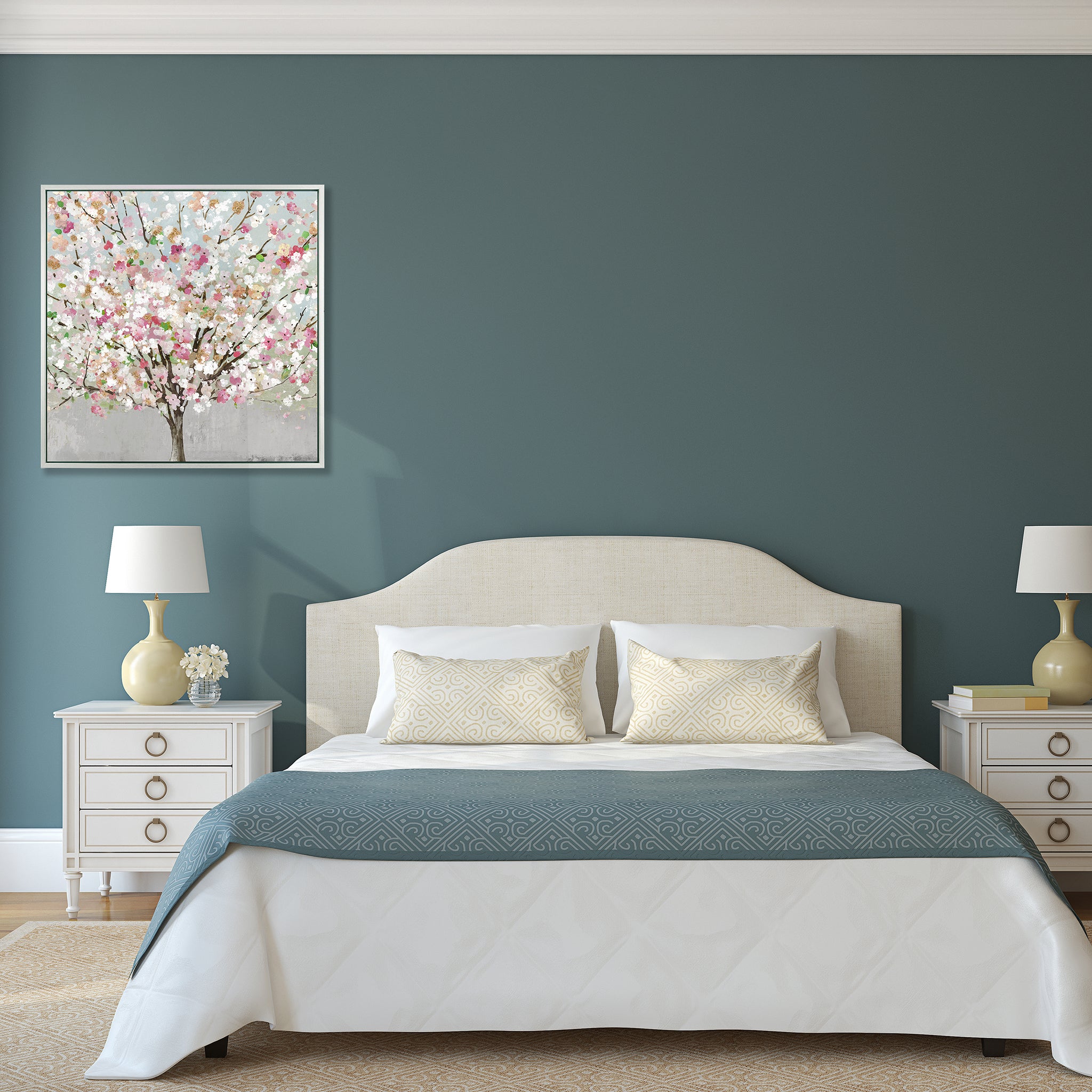 Blush Blossom Tree Framed Wall Art