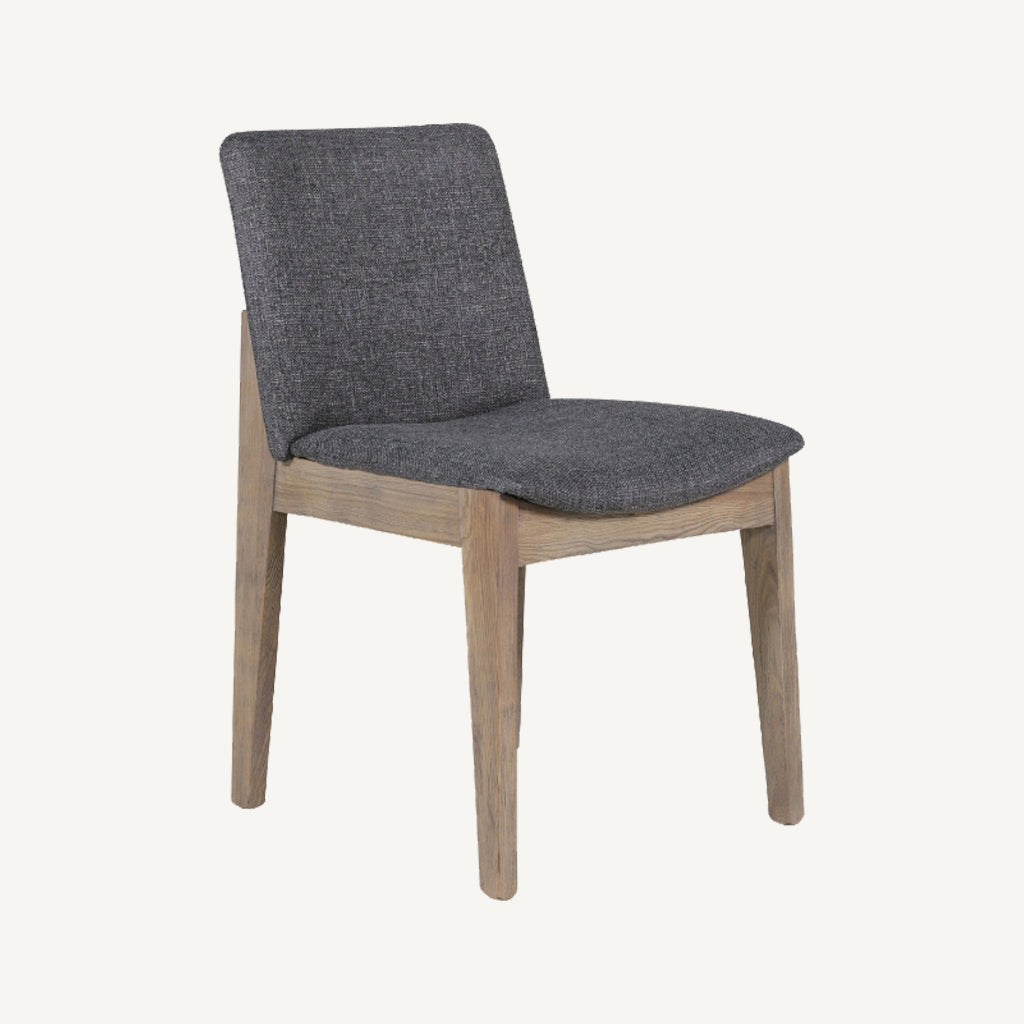 Boden Oval Table Dining Bundle in Dark Grey