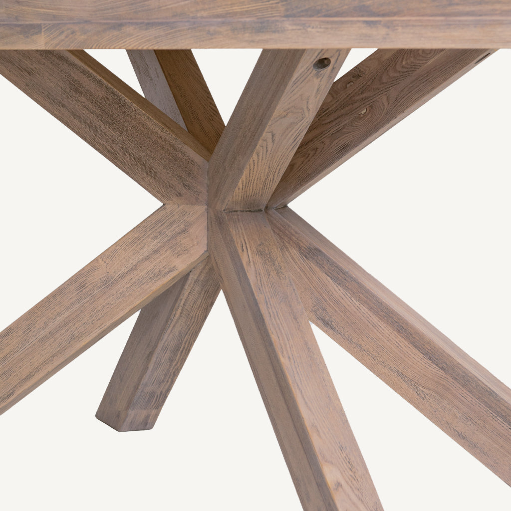 Boden Oval Table Dining Bundle in Dark Grey