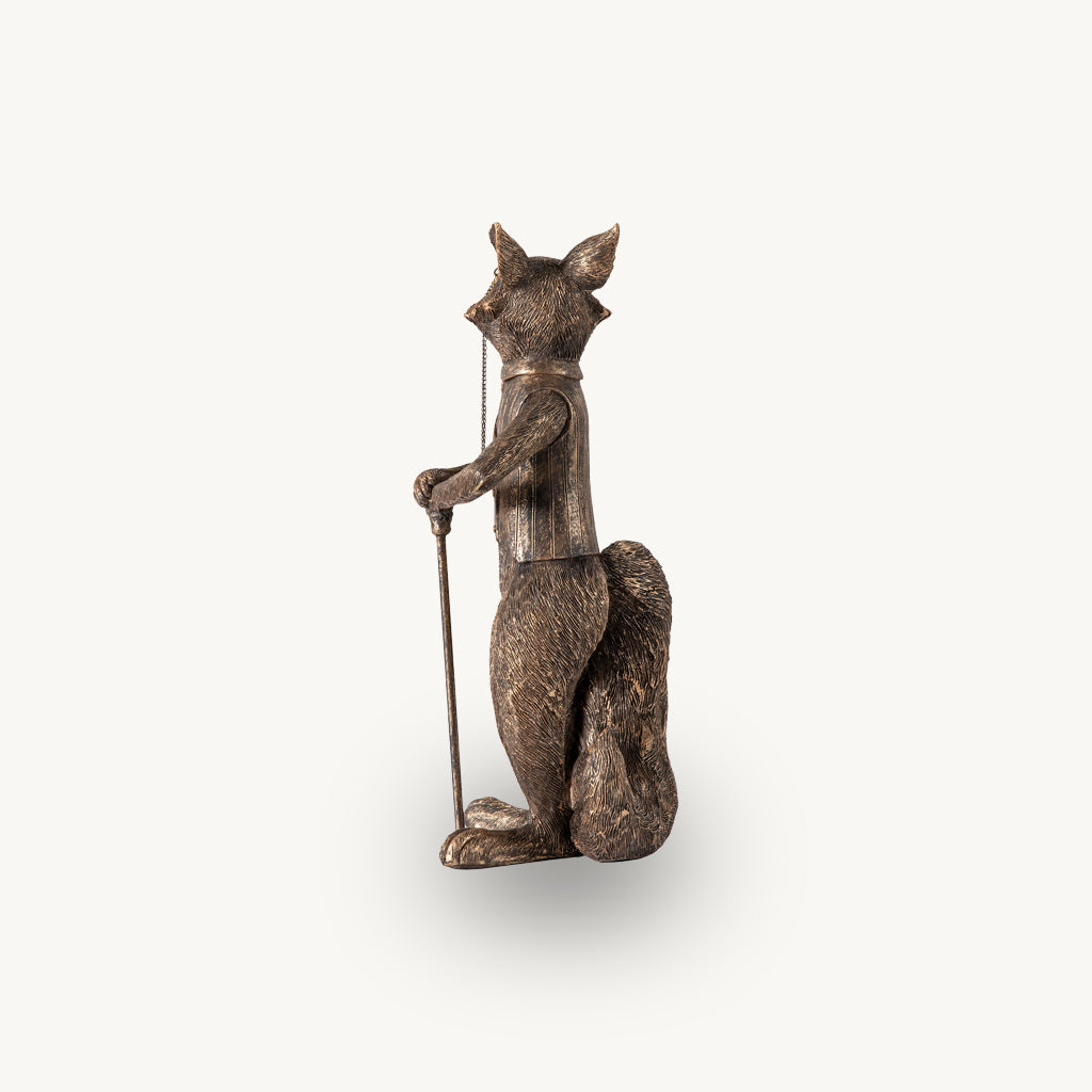 Bronze Fox Ornament