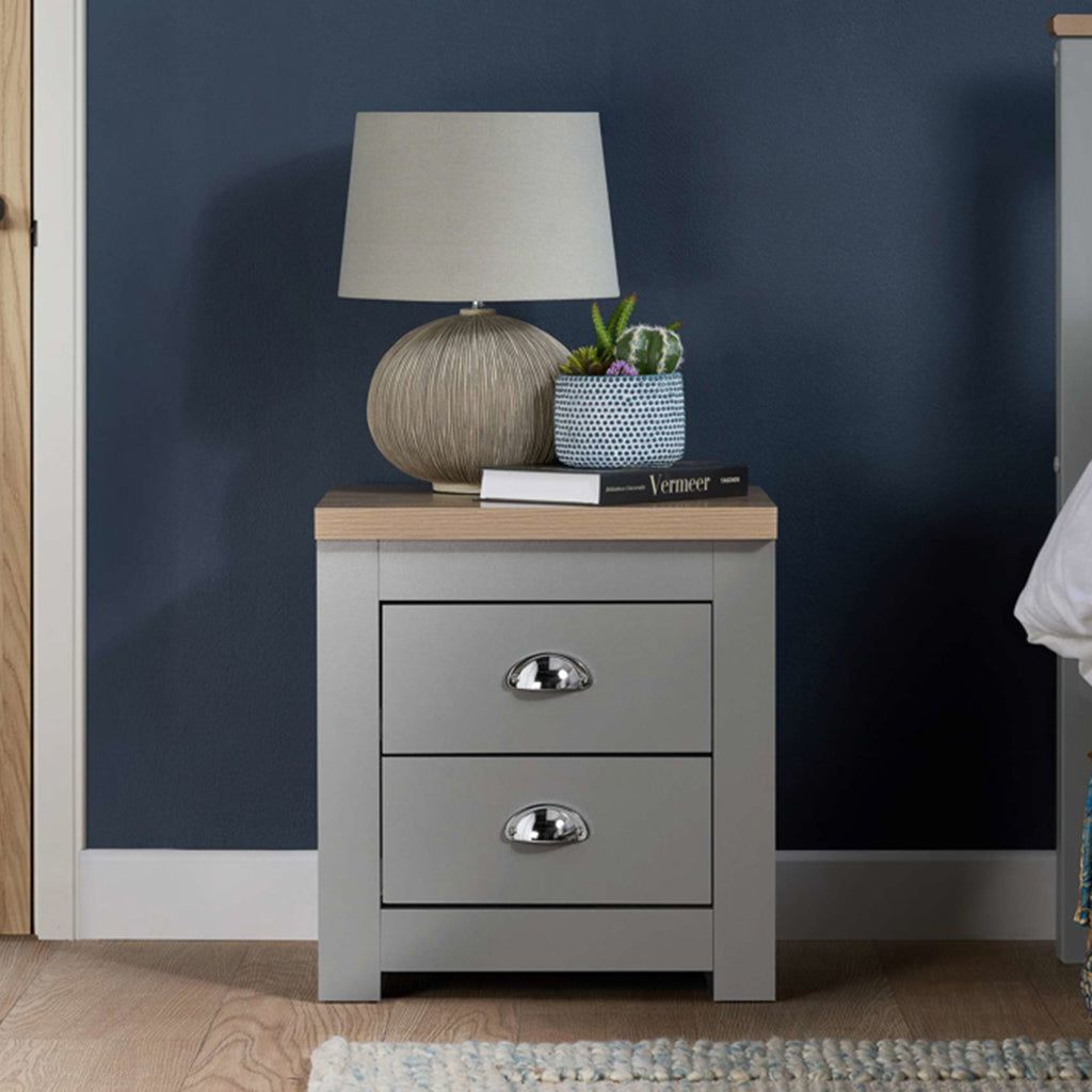 Burwick 2DR Bedside Table