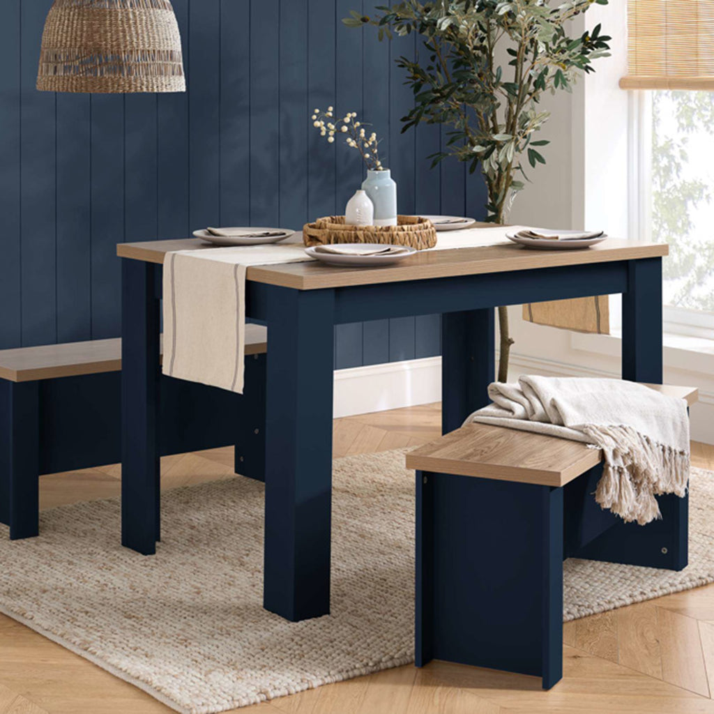 Burwick Dining Table and Bench Set