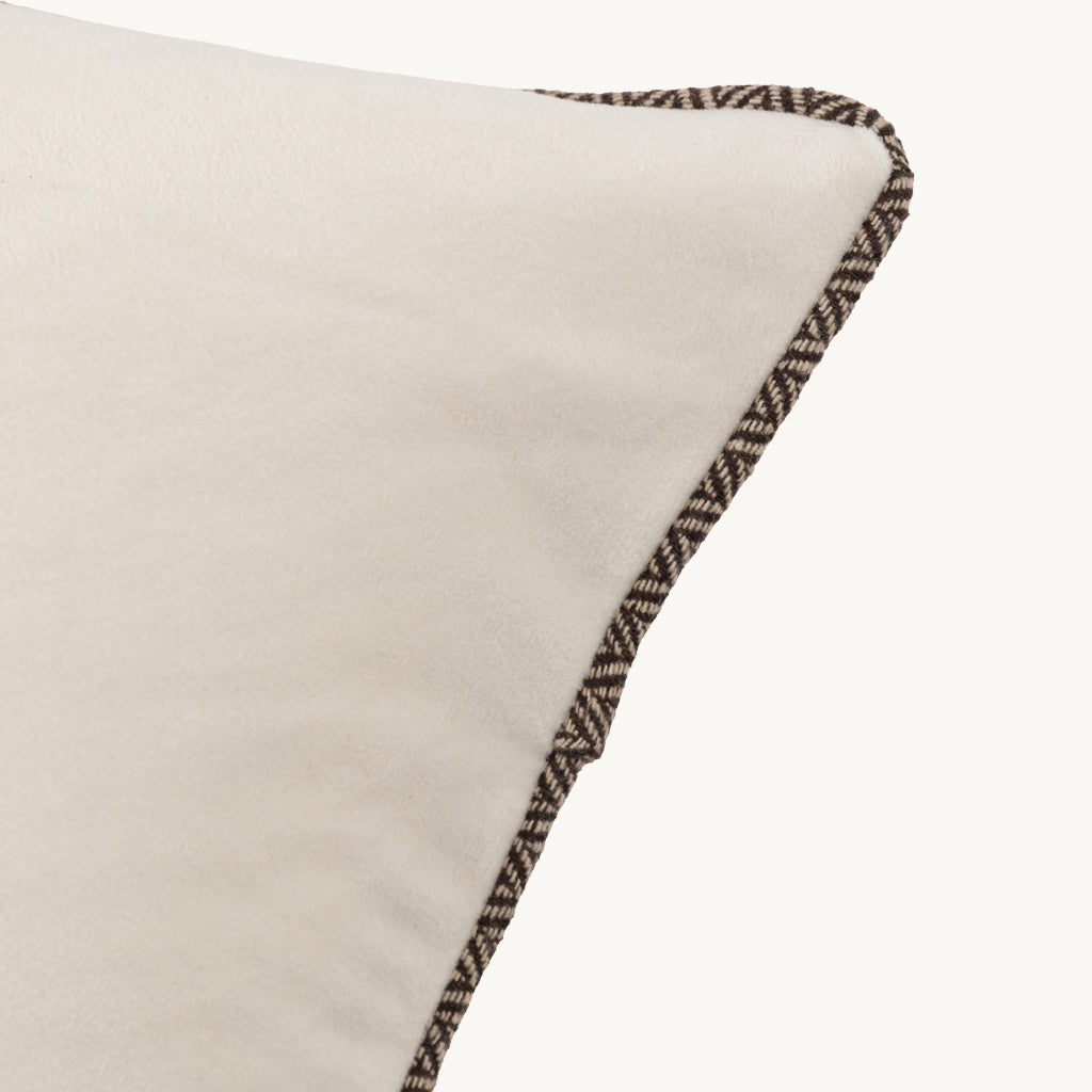 Velvet Embroidered Festive Car Cushion