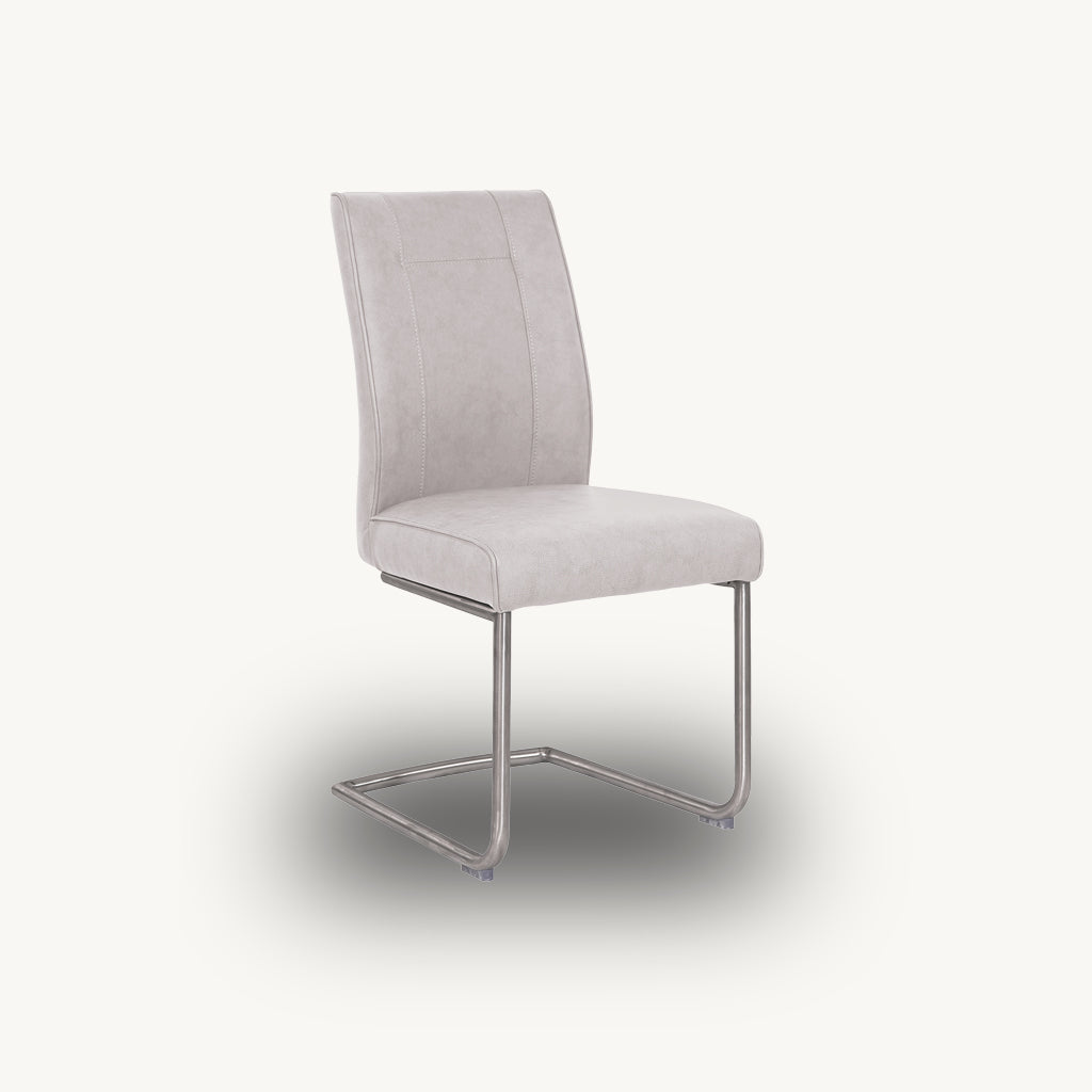 Cordova Contour Dining Chair in Light Grey