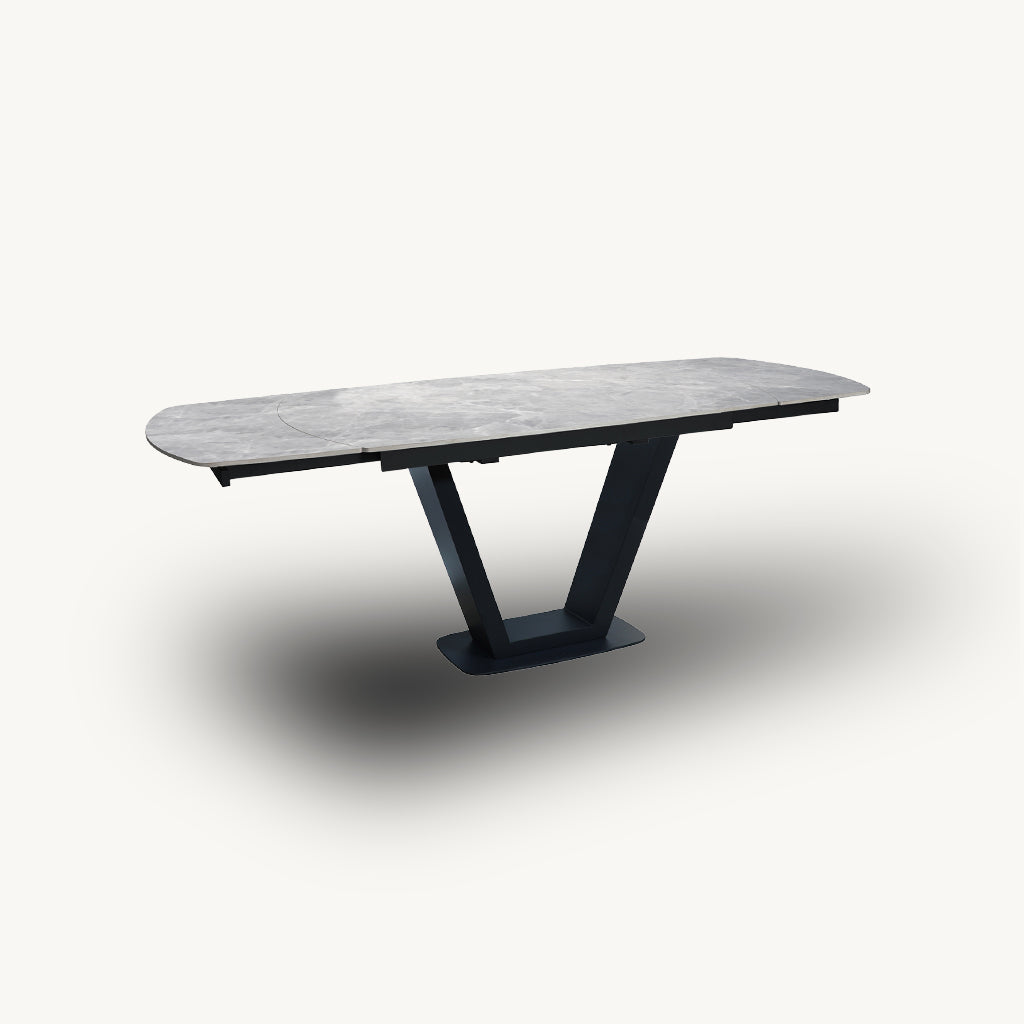 Cordova Motion Dining Table in Grey