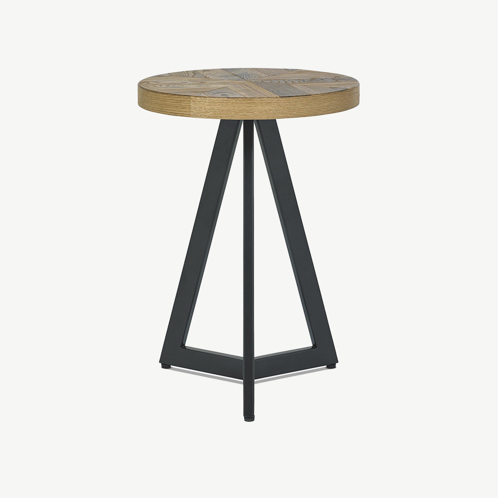 Glendale Rustic Oak Lamp Table