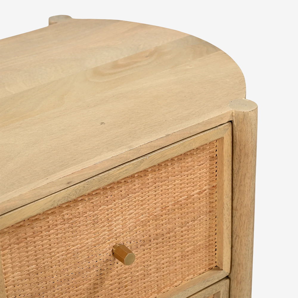 Suri 2 Drawer Side Table