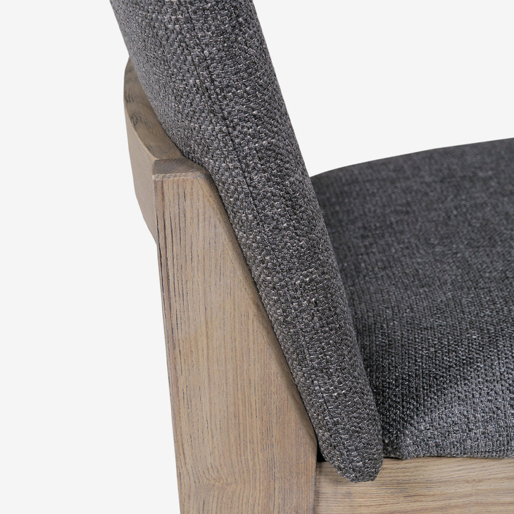 Boden Dining Chair in Dark Grey