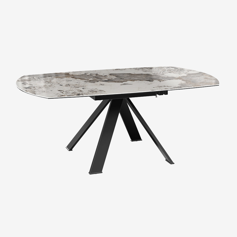 Grande Austen Dining Table in Calcatta Marble