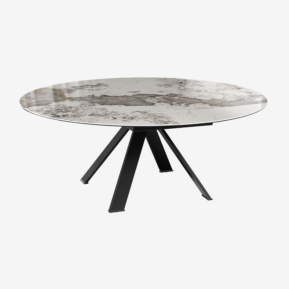 Grande Austen Dining Table in Calcatta Marble