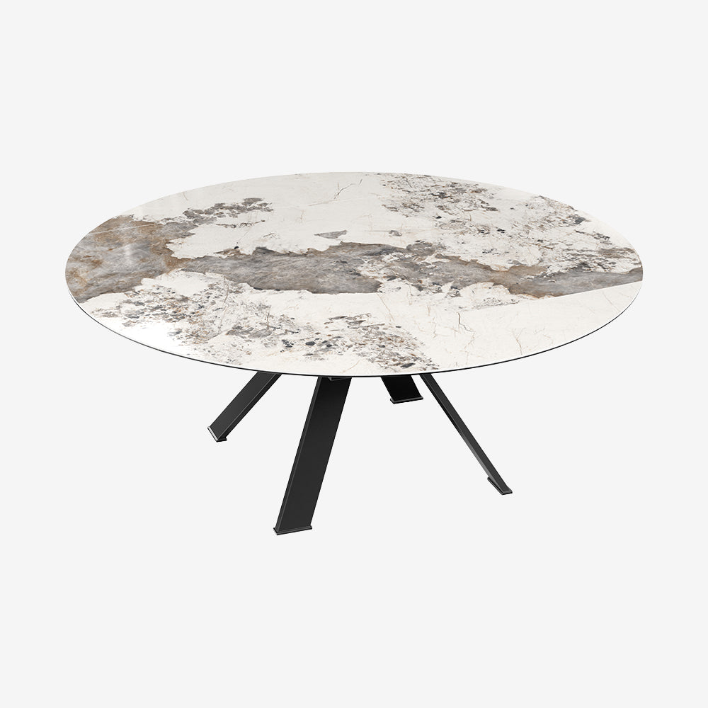 Grande Austen Dining Table in Calcatta Marble