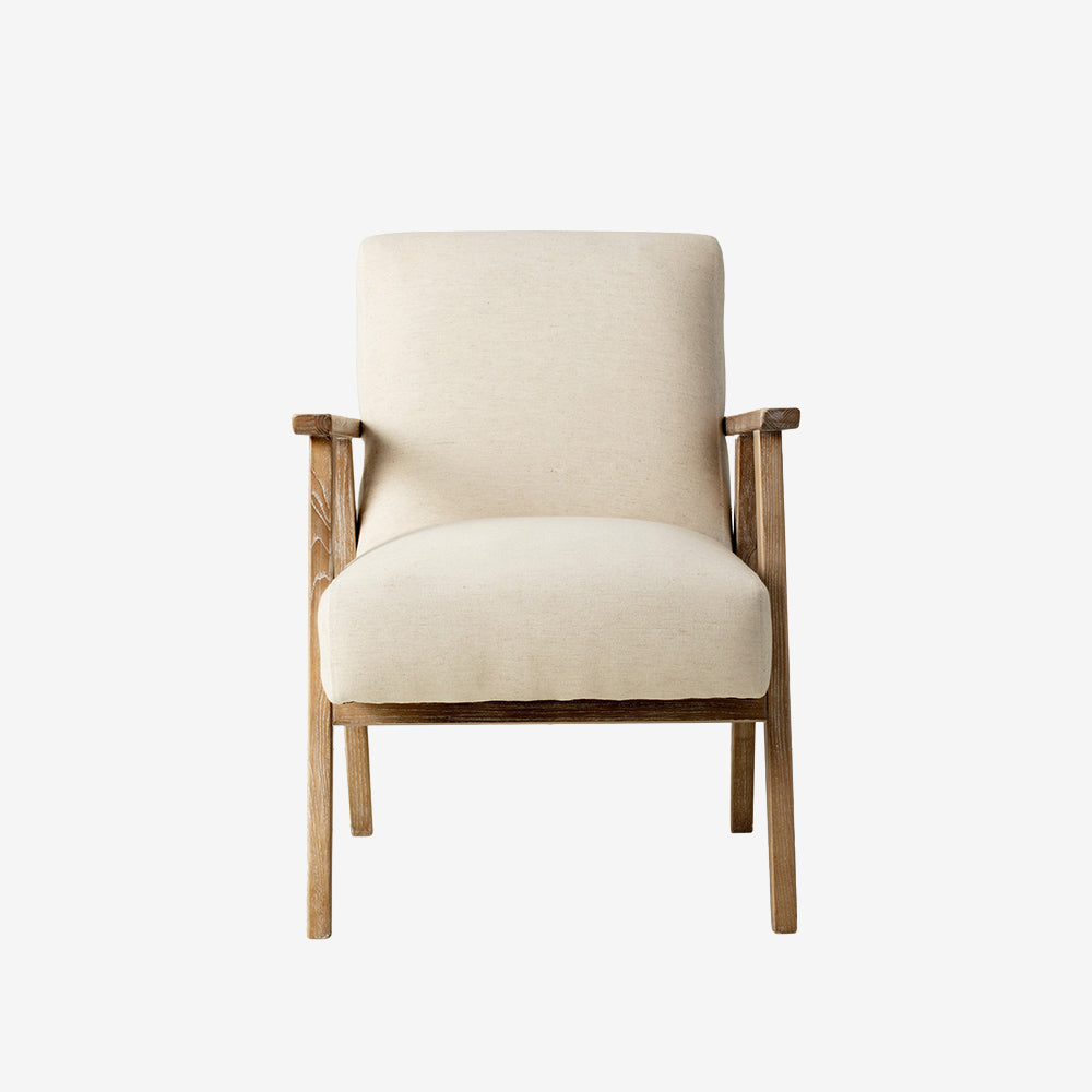 Emberton Armchair in Natural Linen