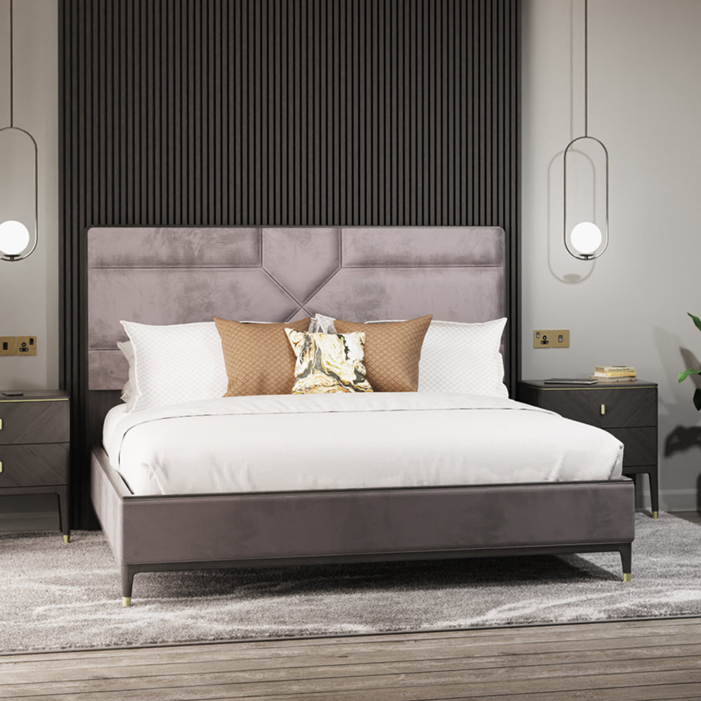 Dante Bed Base in Black