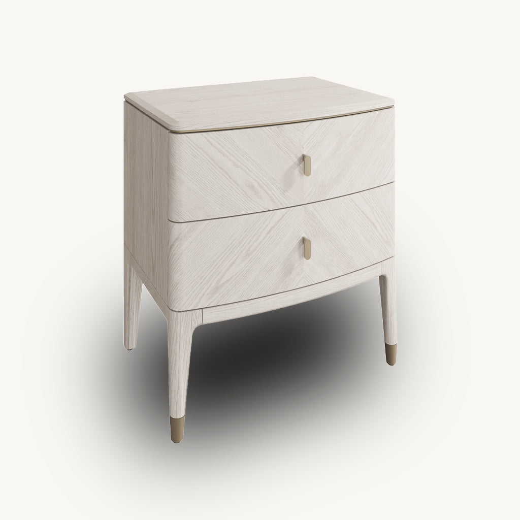 Dante Bedside Table in Stone