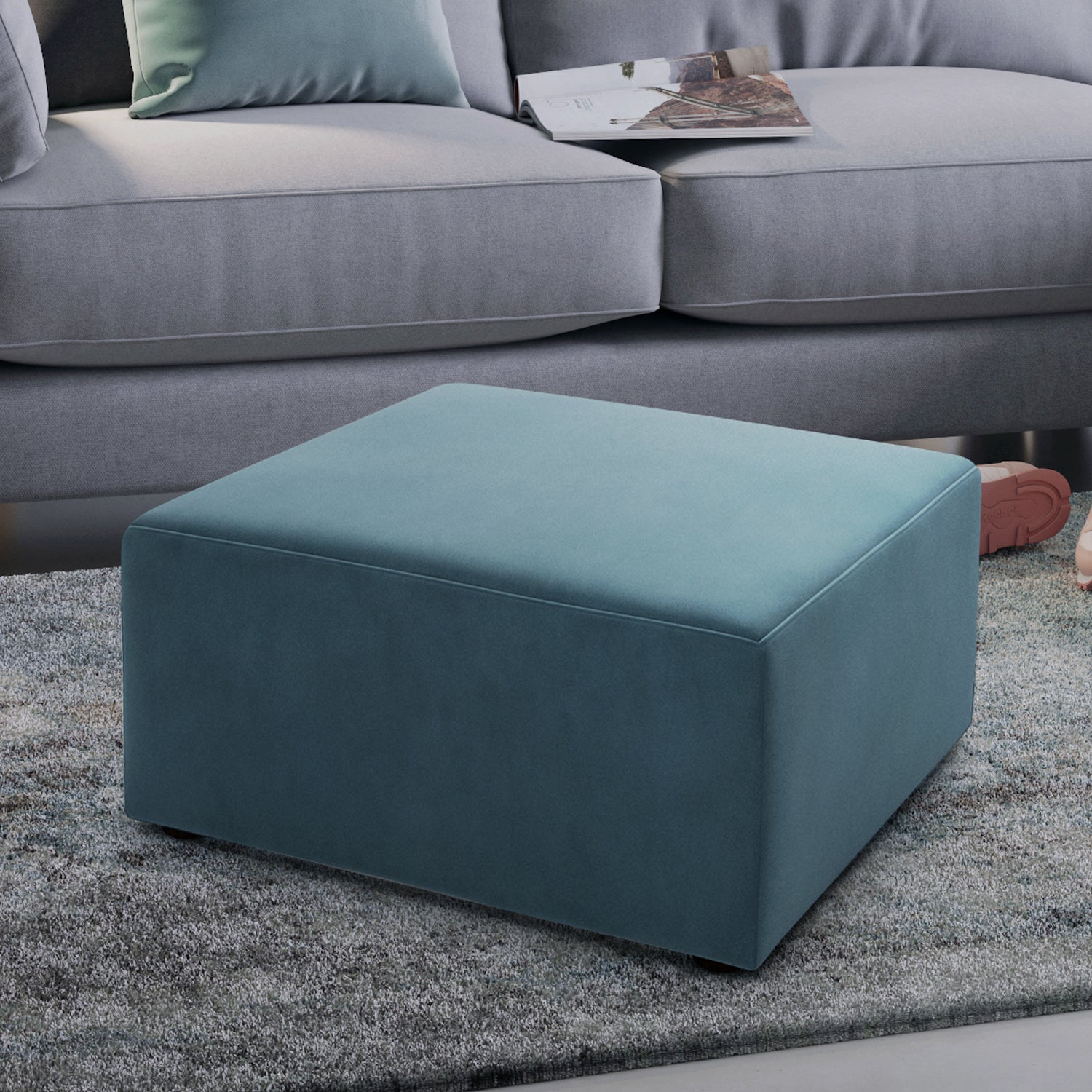 Daphne Square Footstool