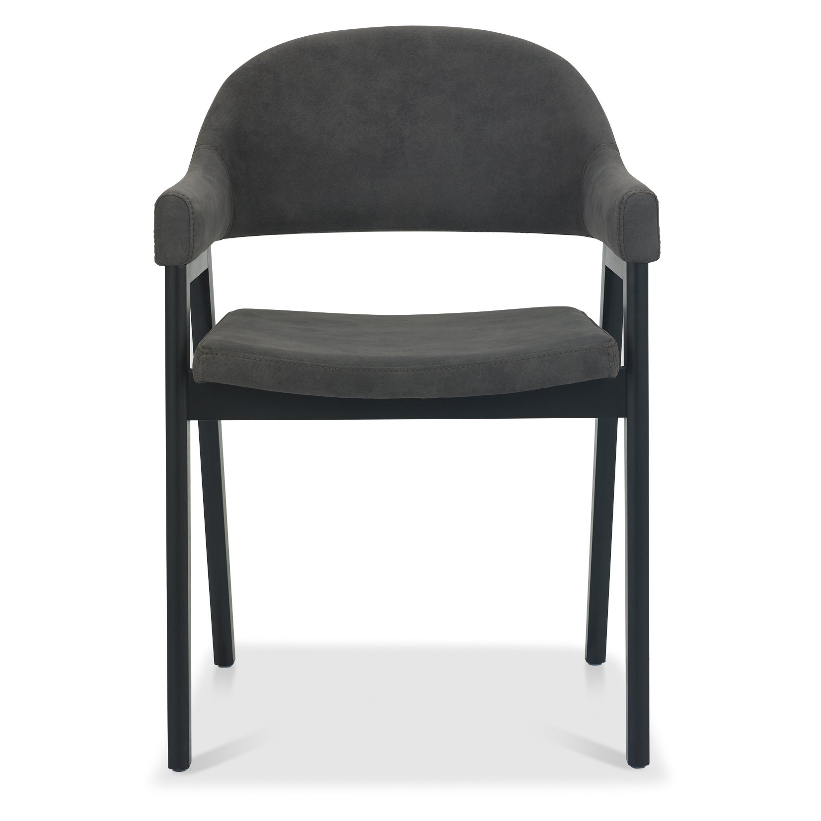 Highgate Peppercorn Armchair in Dark Grey