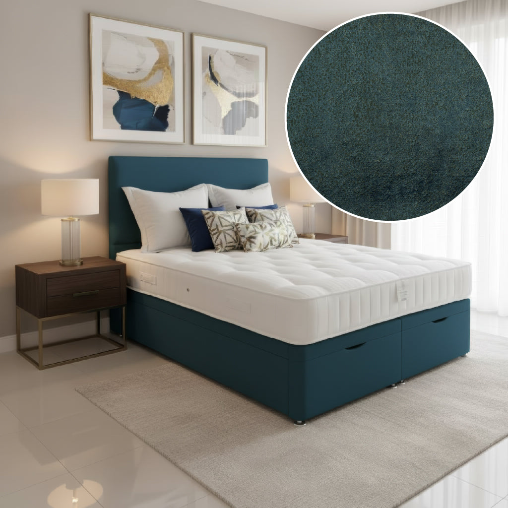 Arighi Bianchi Ottoman Bed Base in Blue