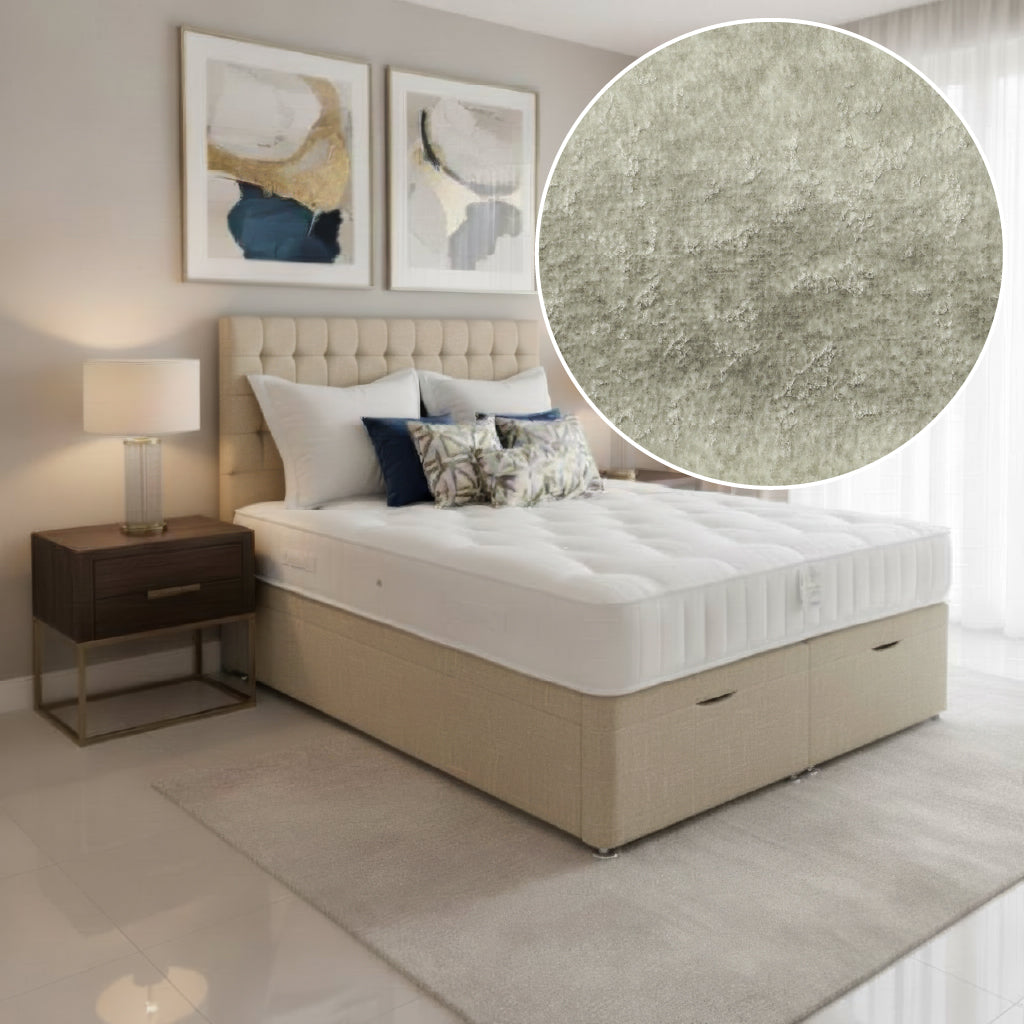 Arighi Bianchi Ottoman Stamford Bed in Beige