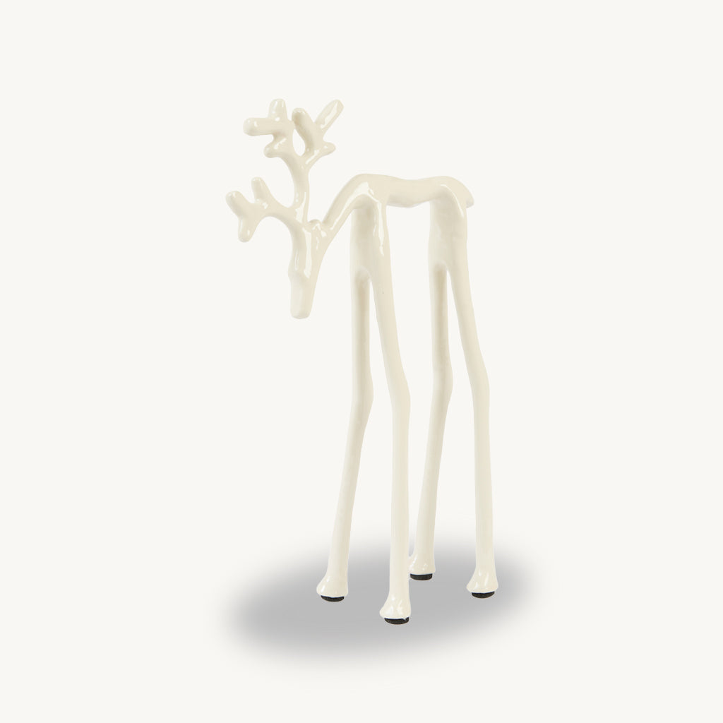 Metal Abstract Deer Ornament